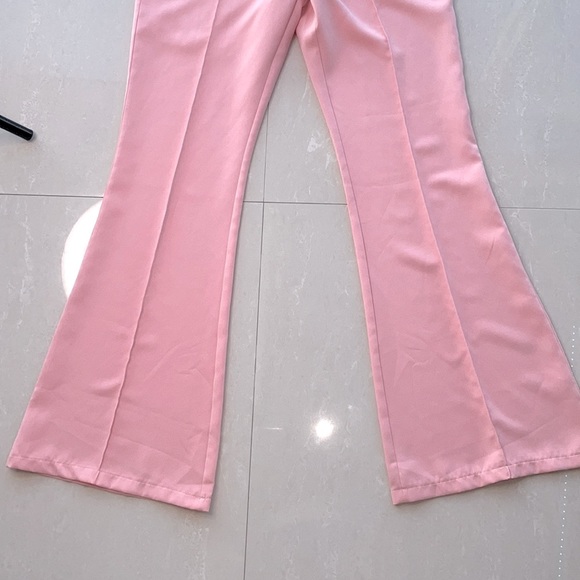 CLUB LONDON PINK HIGH WAIST WIDE LEG PANTS Size 6 in women - Picture 4 of 8